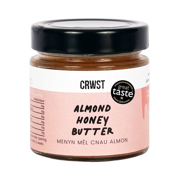 Almond Honey Butter (210g) for wholesale by Crwst