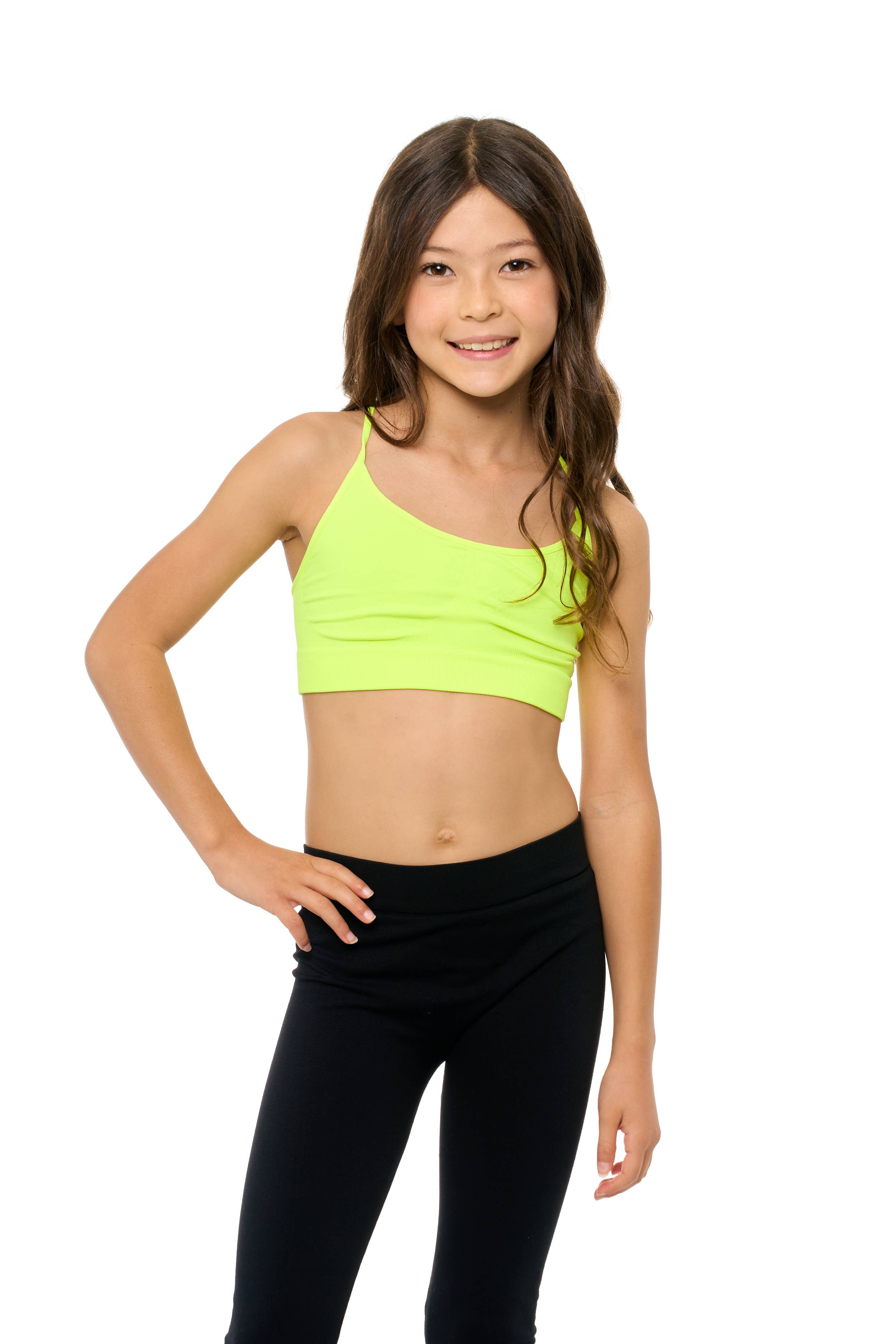 Malibu Sugar - Vendita all'ingrosso Intimo - Bambini - Reggiseno Racerback Cami Ragazze Taglia Unica12