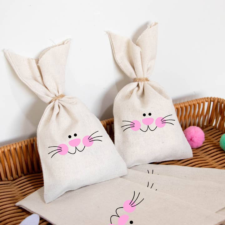 Sac de bonbons motif lapin de Pâques Sac d'emballage cadeau de Pâques pour la vente par Little Trendy
