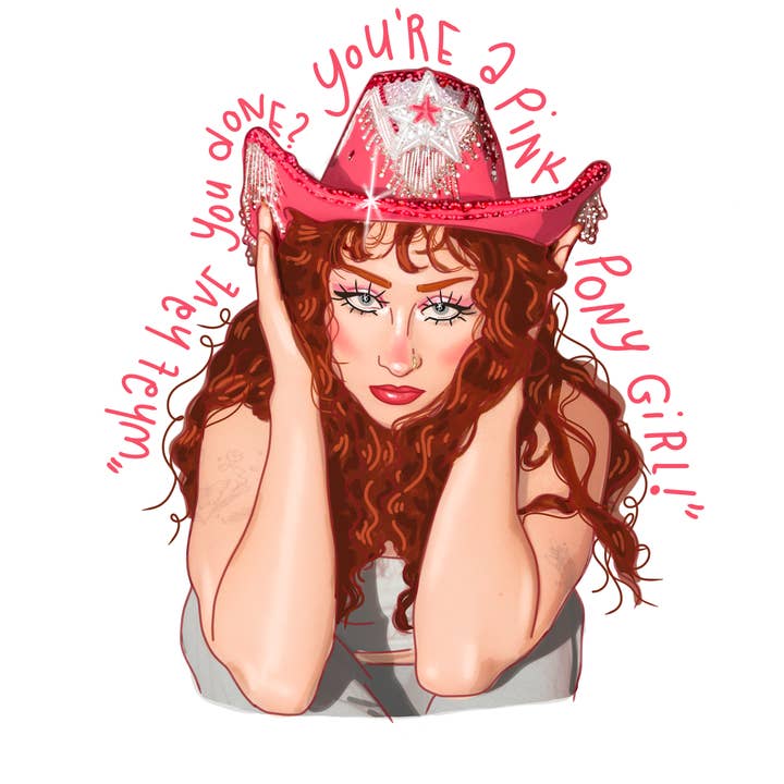 Autocollant Chappell Roan – Autocollant en vinyle mignon pour les fans pour la vente par Cocollama Design