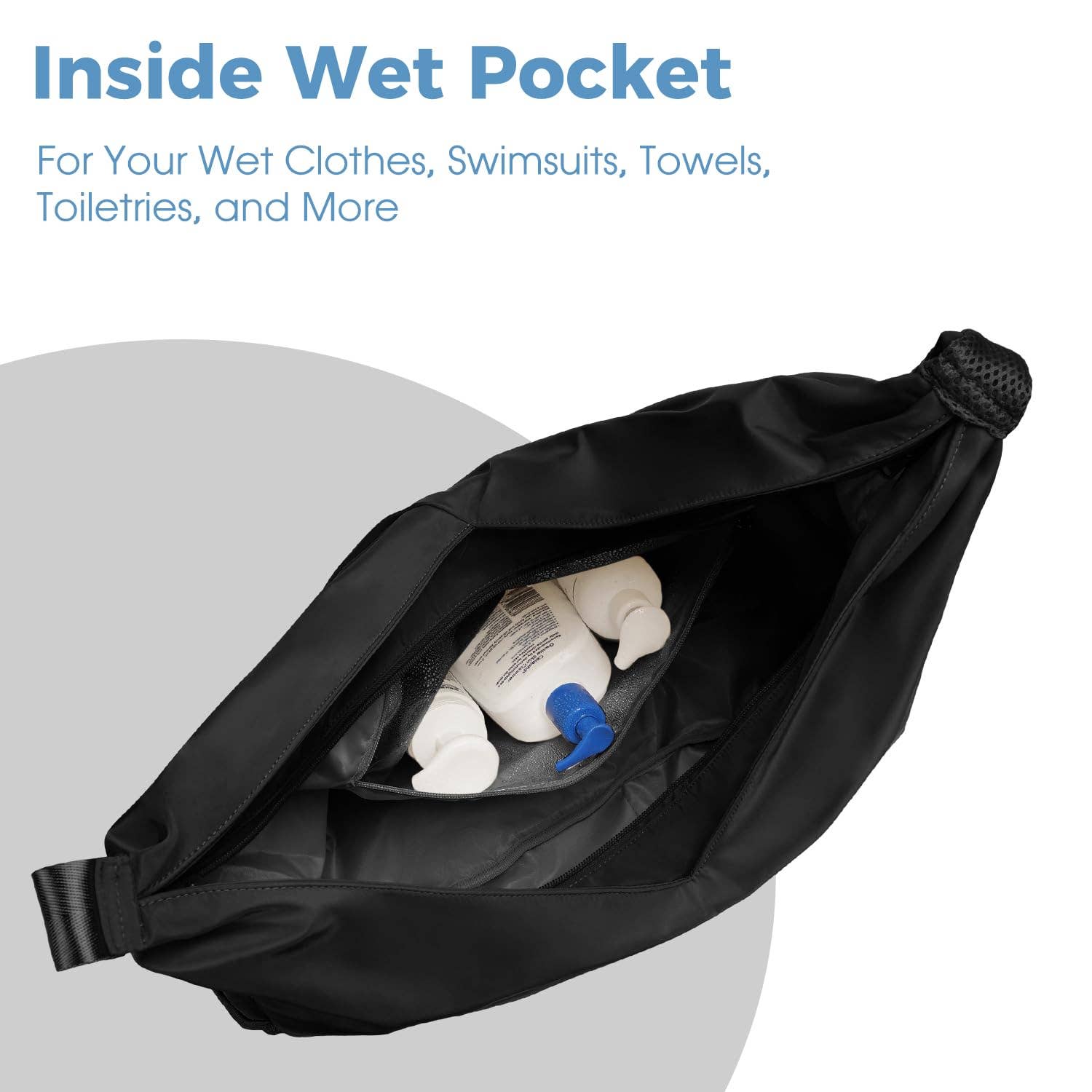 wandf - Vendita all'ingrosso Sacca da viaggio - Donna - Borsa a tracolla da palestra per il weekend con tasca umida3