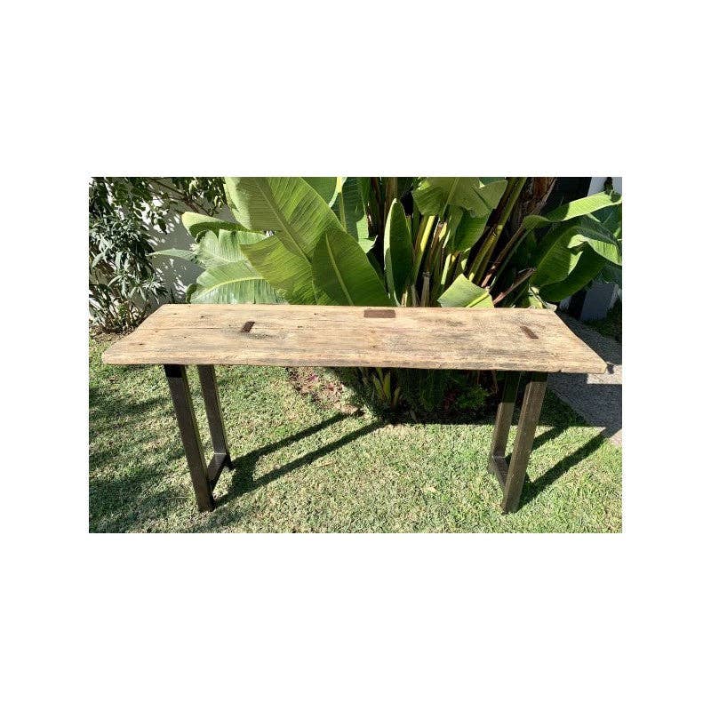 Paloma Black (Casa Natura Design, S.L.) - Vendita all'ingrosso Consolle - Consolle in legno naturale con bellissimi pannelli di legno antico e5