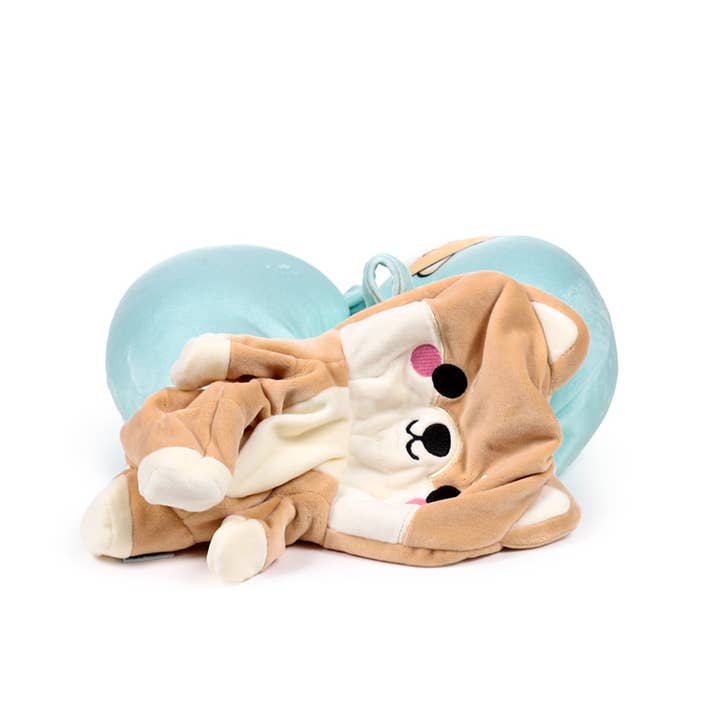 Puckator Ltd - Wholesale Travel Pillow - Swapseazzz Shuggs the Shiba Inu 2-in-1 Travel Pillow & Toy4