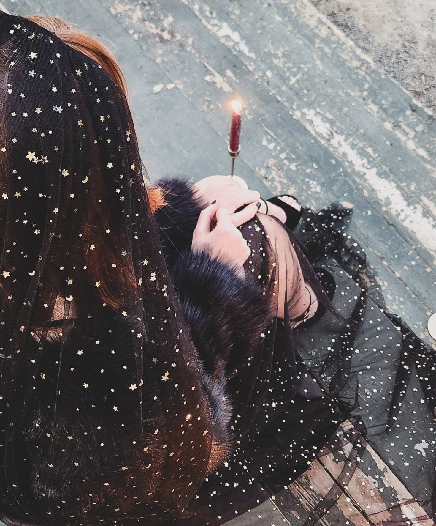 Lovesick Rebel – Großhandel Schleier – Damen – Der schwarze himmlische Brautschleier von Nyx1