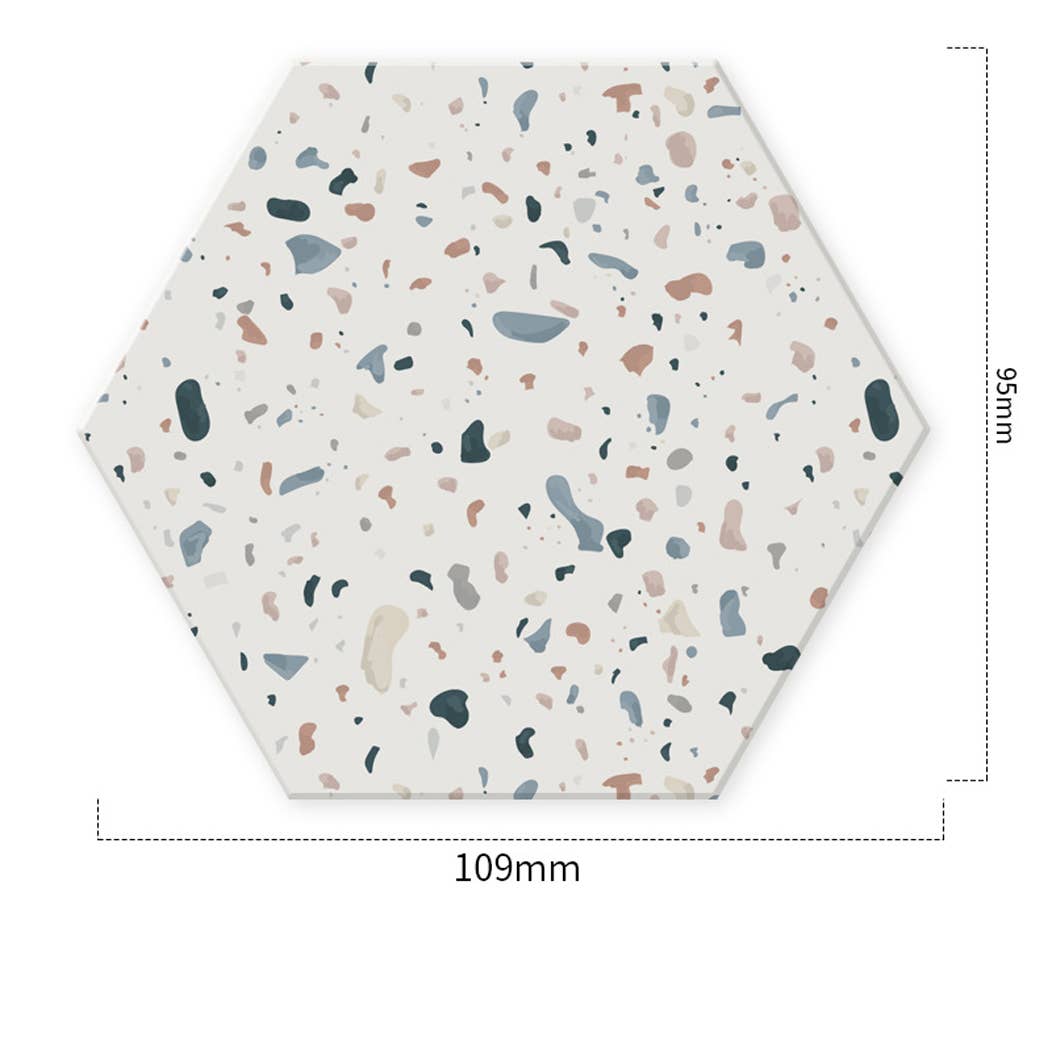 Ailly's garden – wholesale Coasters – Hexagon Diatomite Coaster Fast Absorption Non Slip7