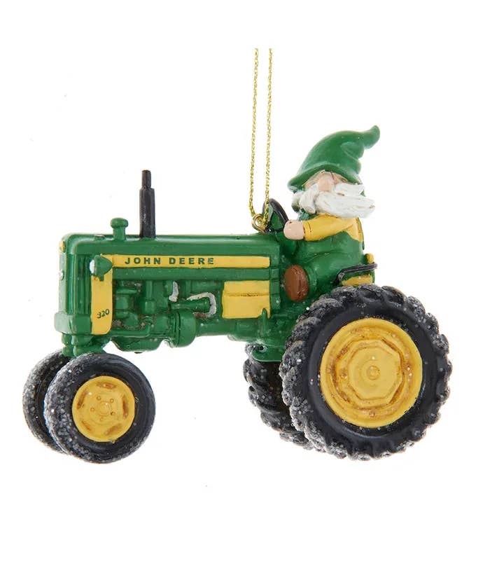 Kurt S. Adler, Inc. - Wholesale Ornament - John Deere™ 320 Tractor Ornament For Personalization