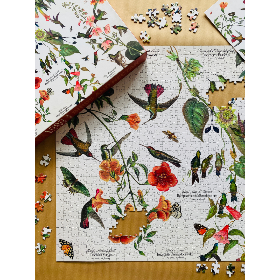 Penny Puzzle - Wholesale Puzzle - Adult - Birds and Nectar 1000 piece Vintage puzzle by Penny Puzzle2