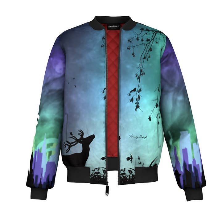 Mistiness Bomber Jacket for wholesale by FreshHoods