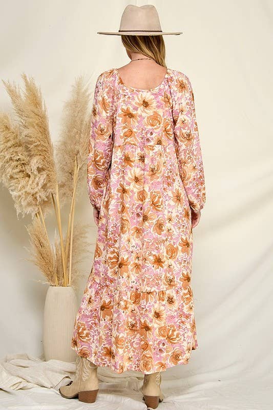 Chris & Carol Apparel - Wholesale Dress - Women's - NI51D-pocket - Cotton Gauze Ruffle Dress12