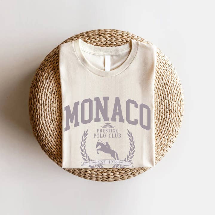 STARCHIS - Wholesale Screen Printed T-Shirt - Women's - Graphic t-shirt - Monaco polo club1