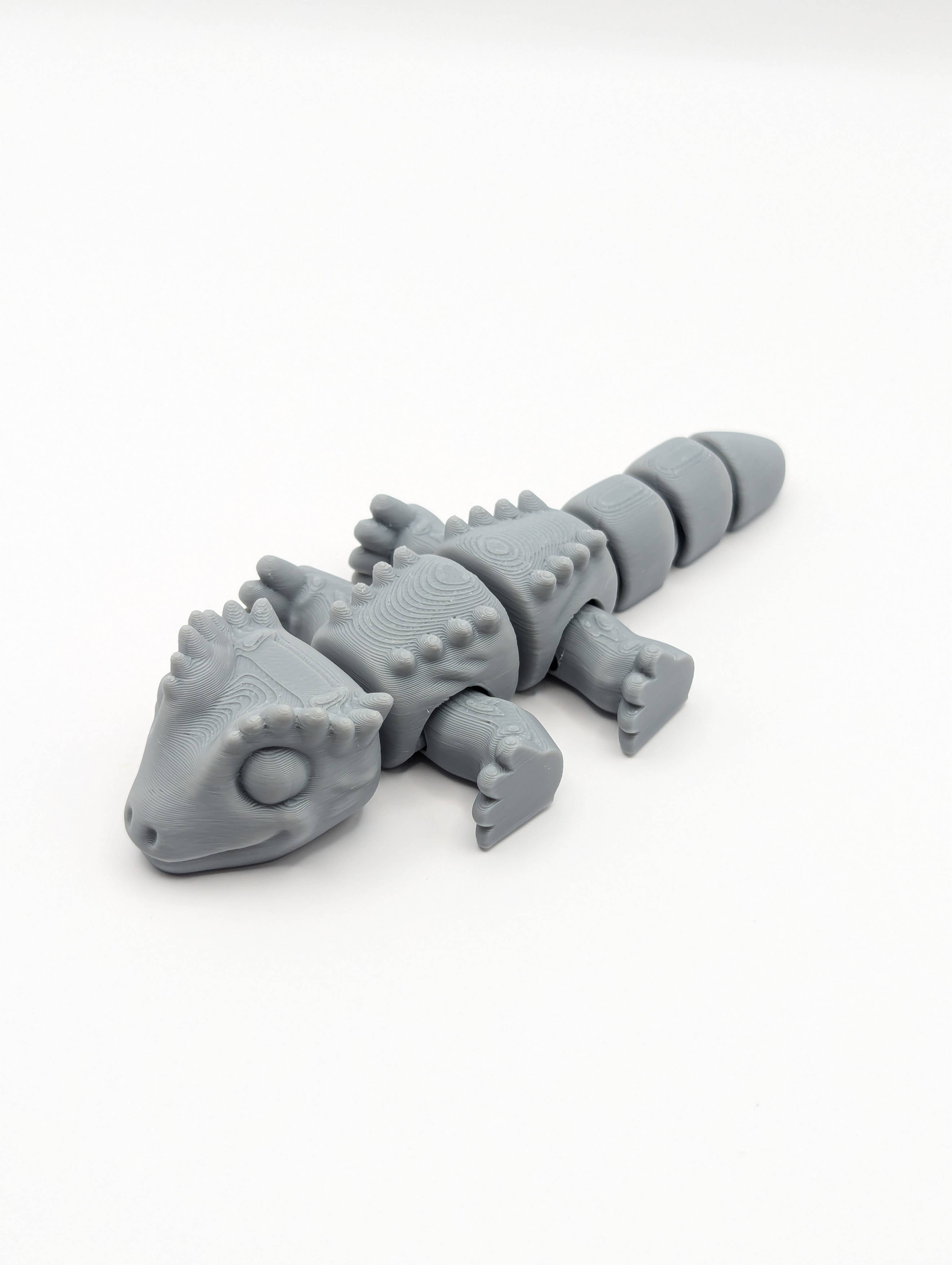 The Midnight Oil - Wholesale Fidget Toy - Kids - 3D Printed Crested Gecko2