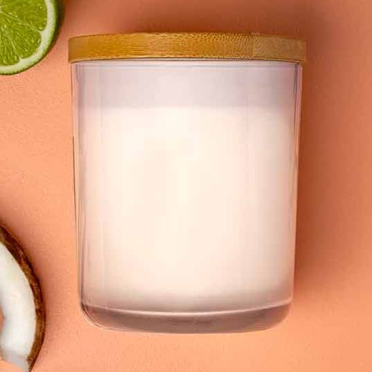Coconut & Lime Scented Candle (300g) for wholesale by MYA COLLECTION