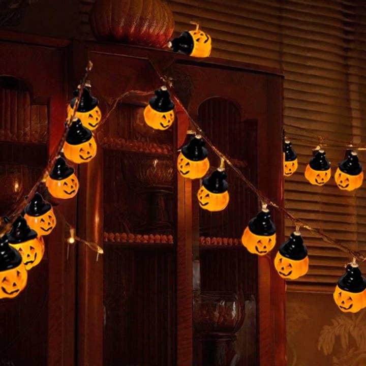Pumpkin Spice Lighting Chain - Party Supplies - Halloween for wholesale by Buddha Ayurveda