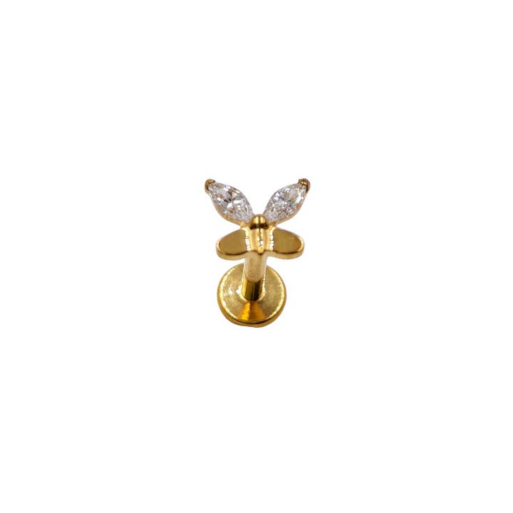 Titan fjärilspiercing för wholesale av MYLENE ET FELIX