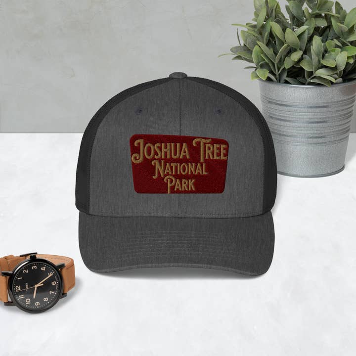 Park Service Apparel - Wholesale Trucker Hat - Unisex - Joshua Tree National Park Embroidered Trucker Cap