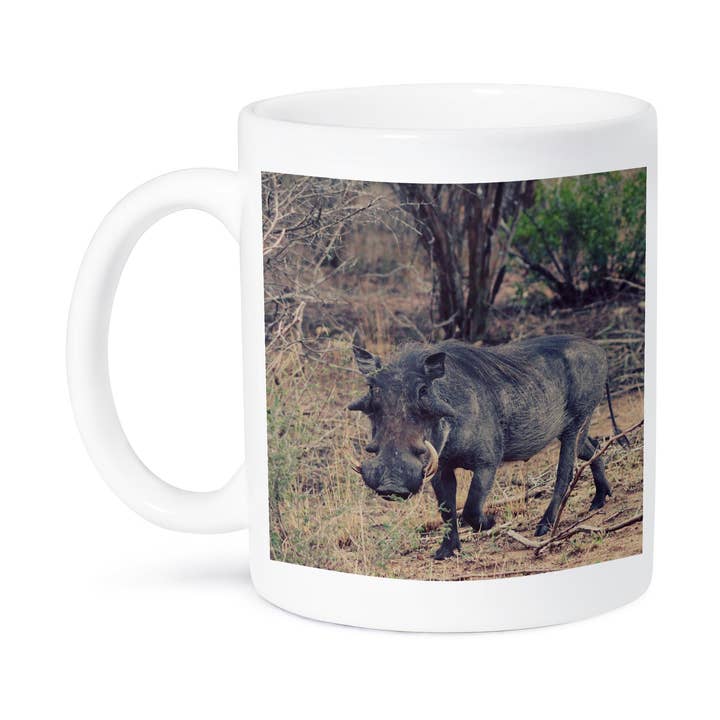 3dRose - Wholesale Coffee Mug - 3dRose, A Photo of a Dark Warthog Soft Filter Wildlife Photography, Mug8