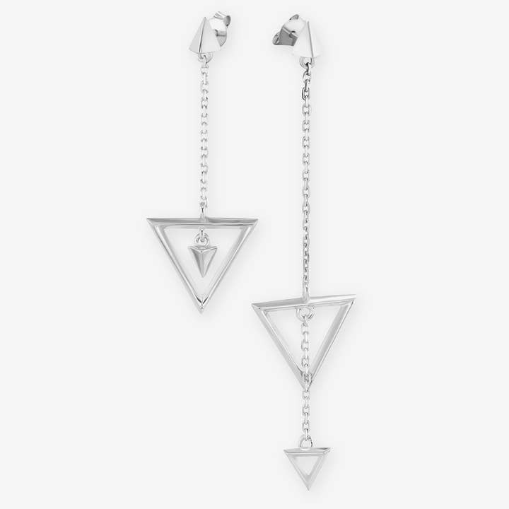 Los pendientes largos asimétricos Humanity para venta al por mayor de Singula