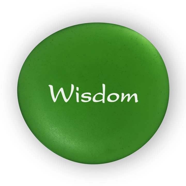 Mensaje de sirena, sabiduría, piedra de vidrio esmerilado impresa para venta al por mayor de Lifeforce Glass, Inc.