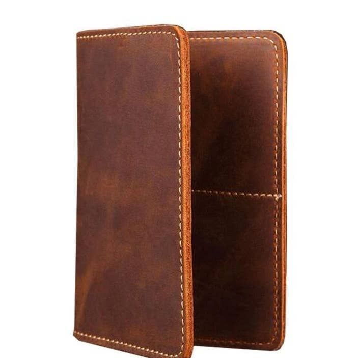 Priam Handmade Leather Passport Cover for wholesale by Steel Horse Leather