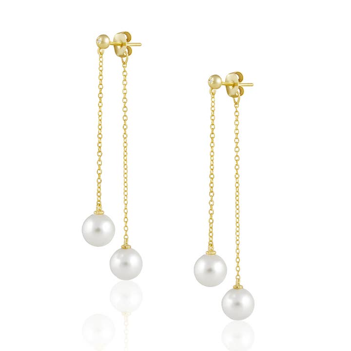 Xana Double Pearl Dingla för wholesale av Sahira Jewelry Design