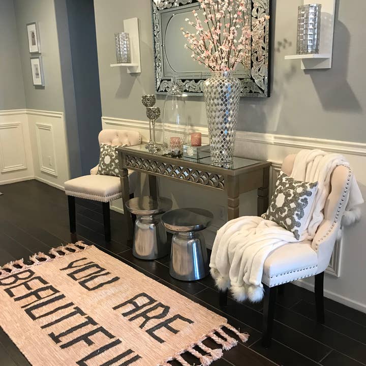 Rich Class Decor - Wholesale Area Rug - YOU ARE BEAUTIFUL hand woven pure wool area rug13