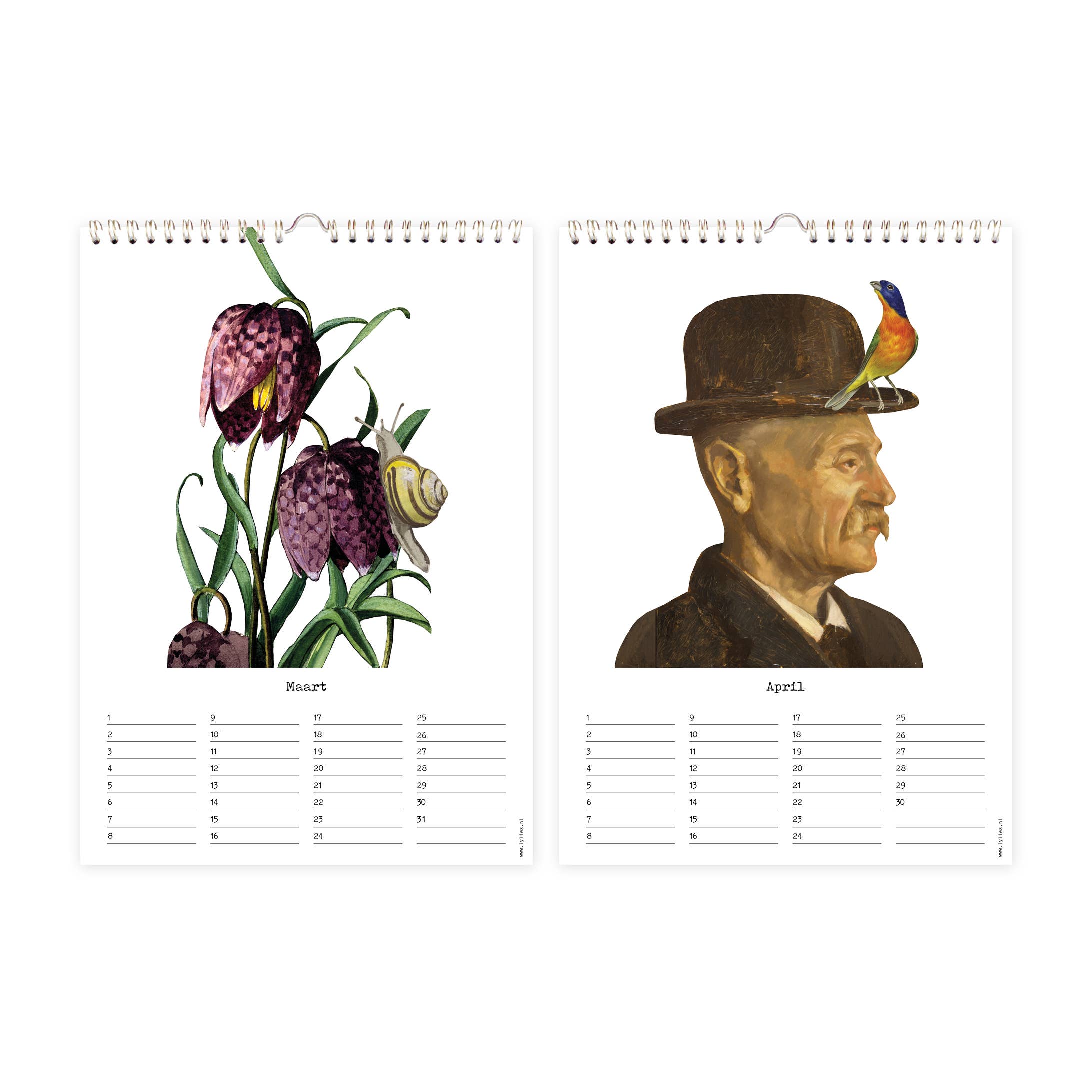 Lylies – Engroshandel Kalender – Fødselsdagskalendercollager | Zaans Museum A42