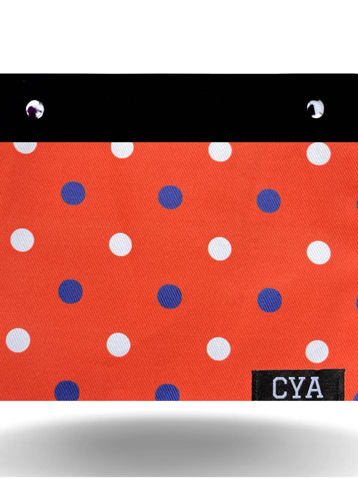Orange & Purple Dots - Wide - Cover Only for wholesale by CYA Accessories