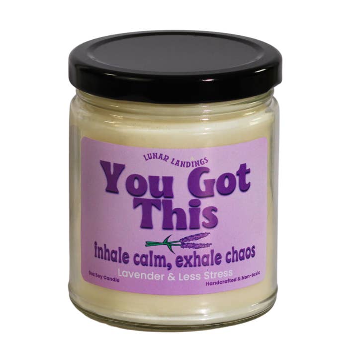 Vela de soja de lavanda para venta al por mayor de Lunar Landings