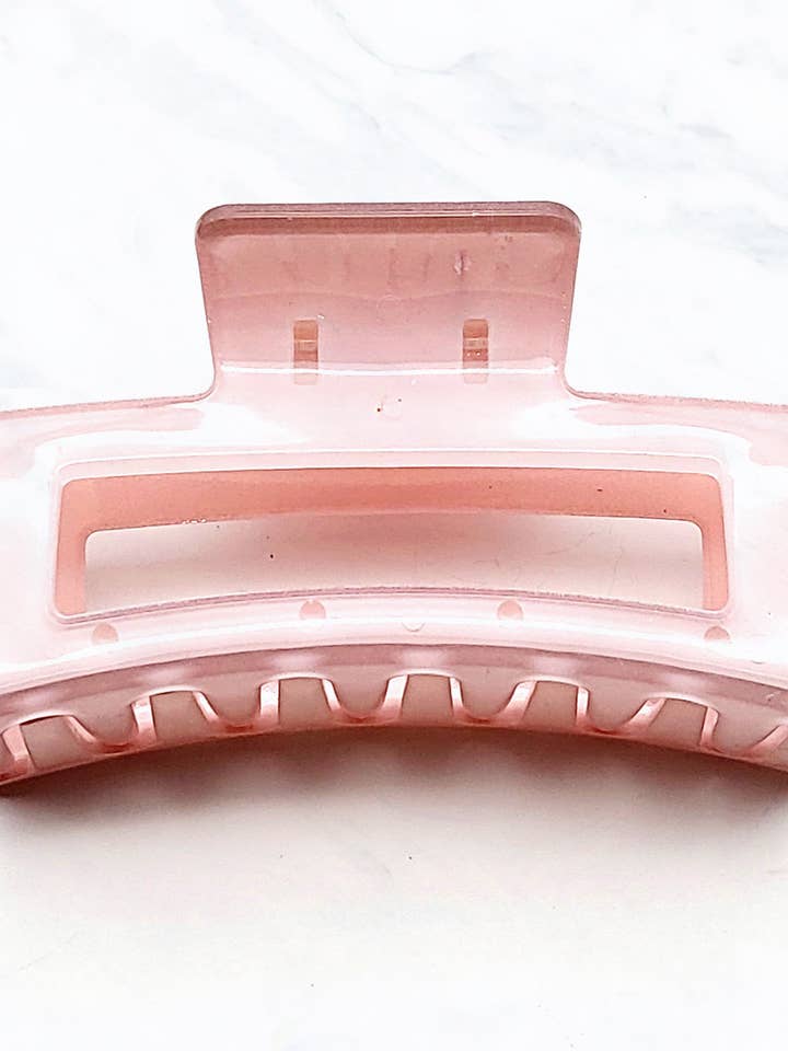 Pinza de pelo rectangular hueca colorida para venta al por mayor de Suzie Q USA