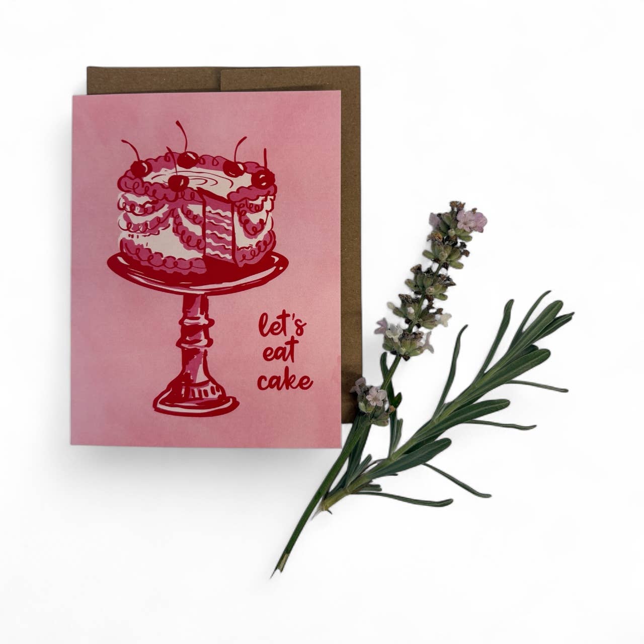 Wild Optimist - Wholesale Birthday Card - Lets Eat Cake Greeting Card1