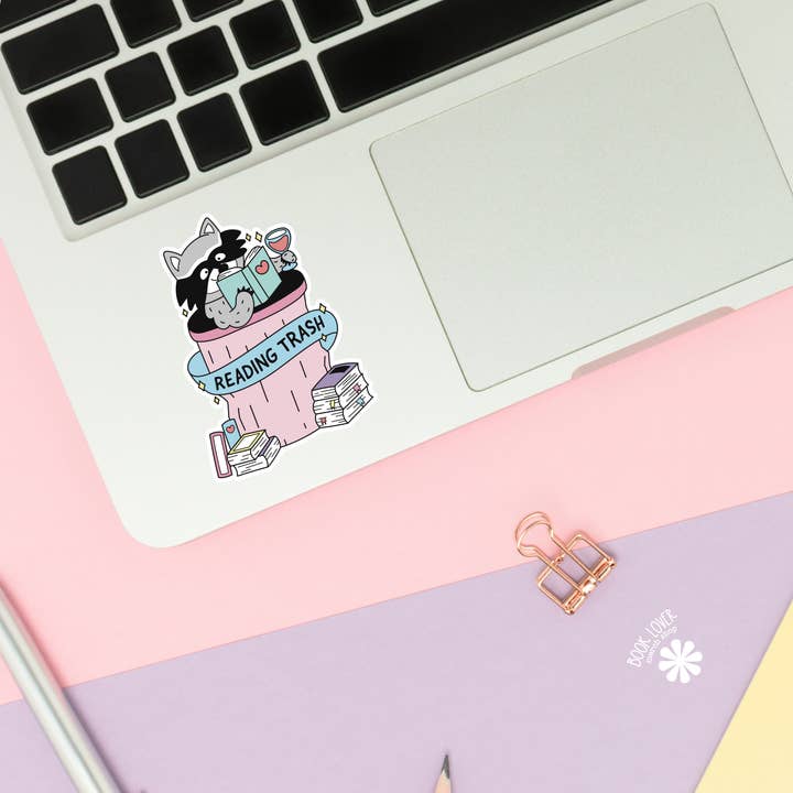 Book Lover Merch Shop - Wholesale Sticker - Reading Trash Stickers / Bookish Stickers / Book Lover Gift 1
