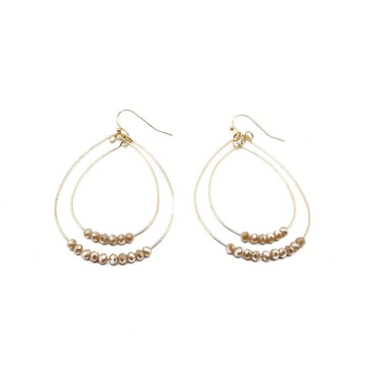 Ella Cate Earring in Champagne for wholesale by erin gray
