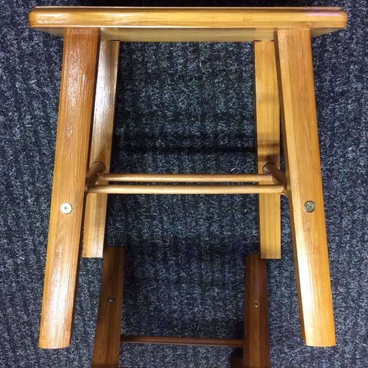 everythingbamboo - Wholesale Stool - bamboo wooden stool rest stool fishing strong light firm durable vase base 竹凳3