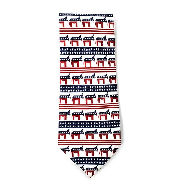 Selini New York - Wholesale Necktie - Men's - Democrat Novelty Tie2