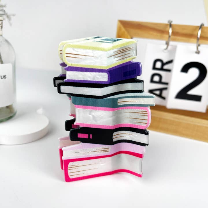 mildstyles - Wholesale Hair Clip - Women's - Ocean of Knowledge Book Hair claw clip