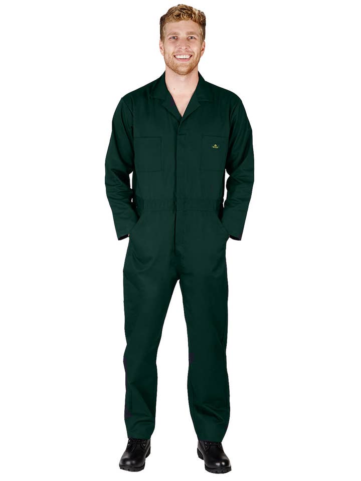 Eastern Off Price - Wholesale Healthcare uniform – Men's - Natural Workwear Men's Work Coverall 40591 Green