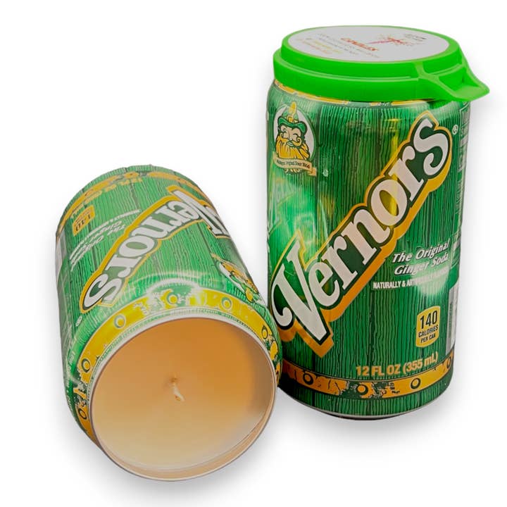 Vernors Ginger Soda Pop Soy Candle for wholesale by Nefer Designer Candles & Home Decor