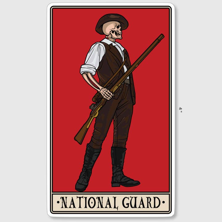 National Guard Sticker for wholesale by Platoon Daddy LLC