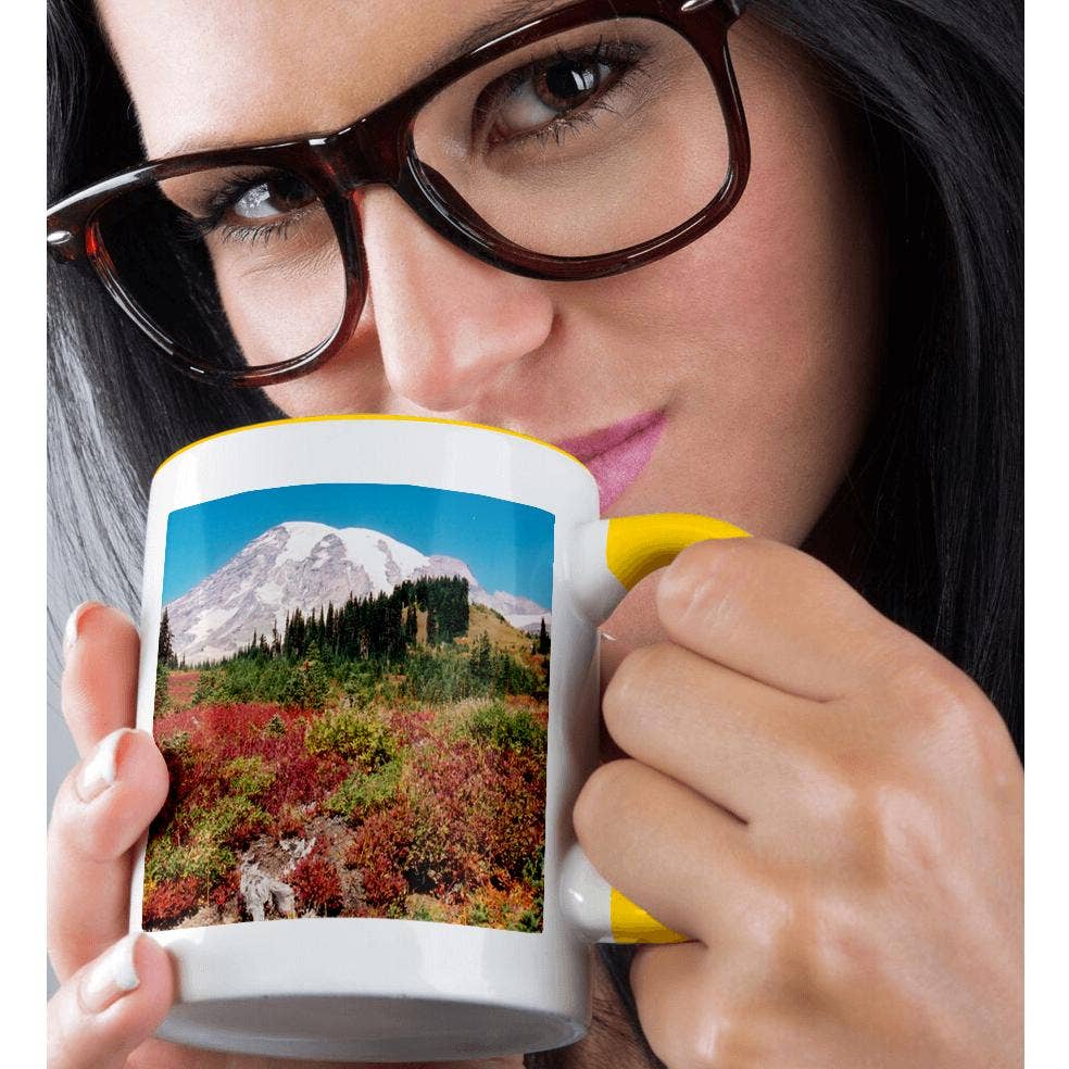 3dRose - Wholesale Coffee Mug - 3dRose, Mount Rainier in Autumn - Mount Rainier National Park, Mug1
