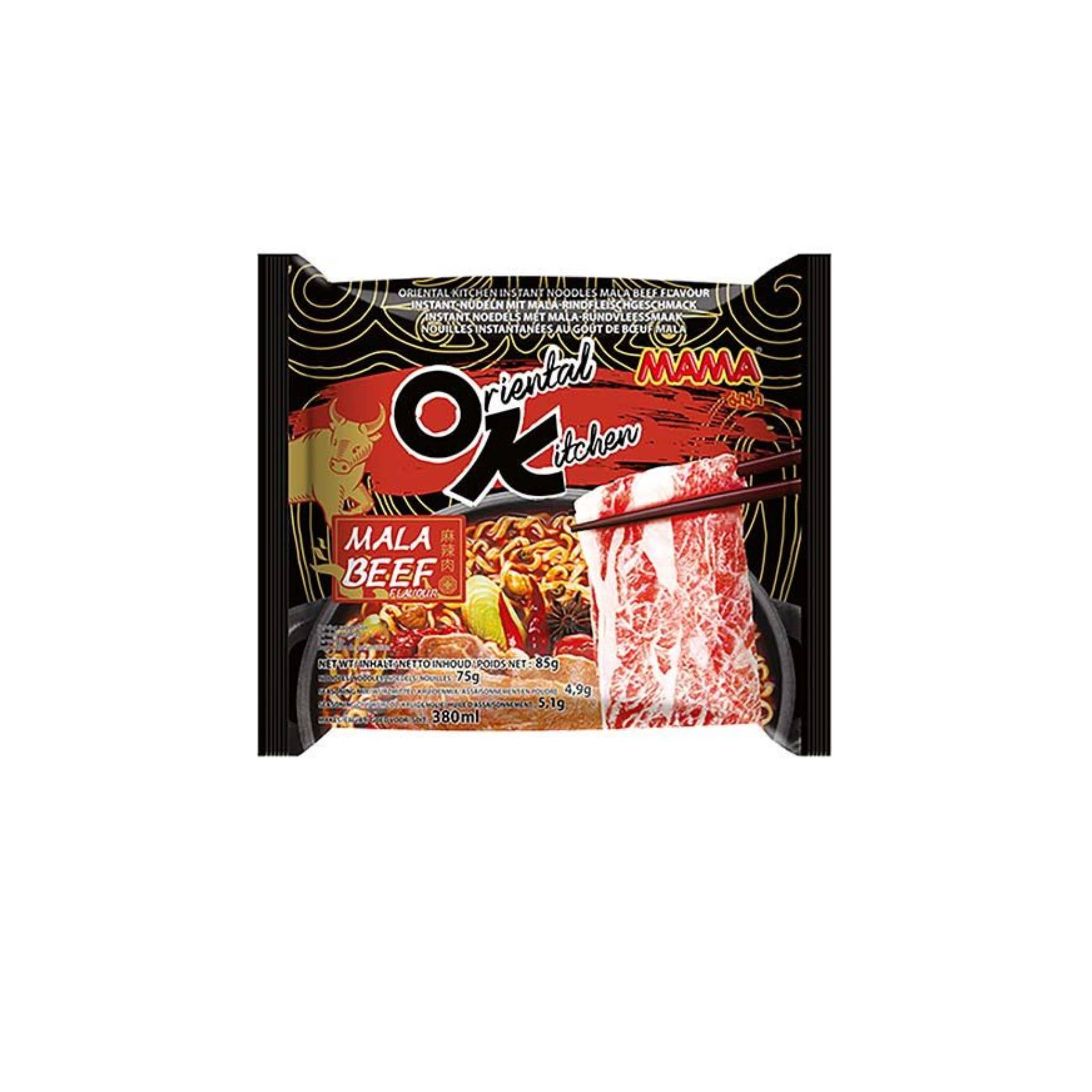 utoppa GmbH - Wholesale Ramen - Mama Ok Instant Noodles Mala Beef 85g