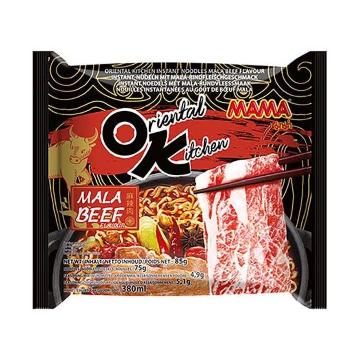 utoppa GmbH - Wholesale Ramen - Mama Ok Instant Noodles Mala Beef 85g0