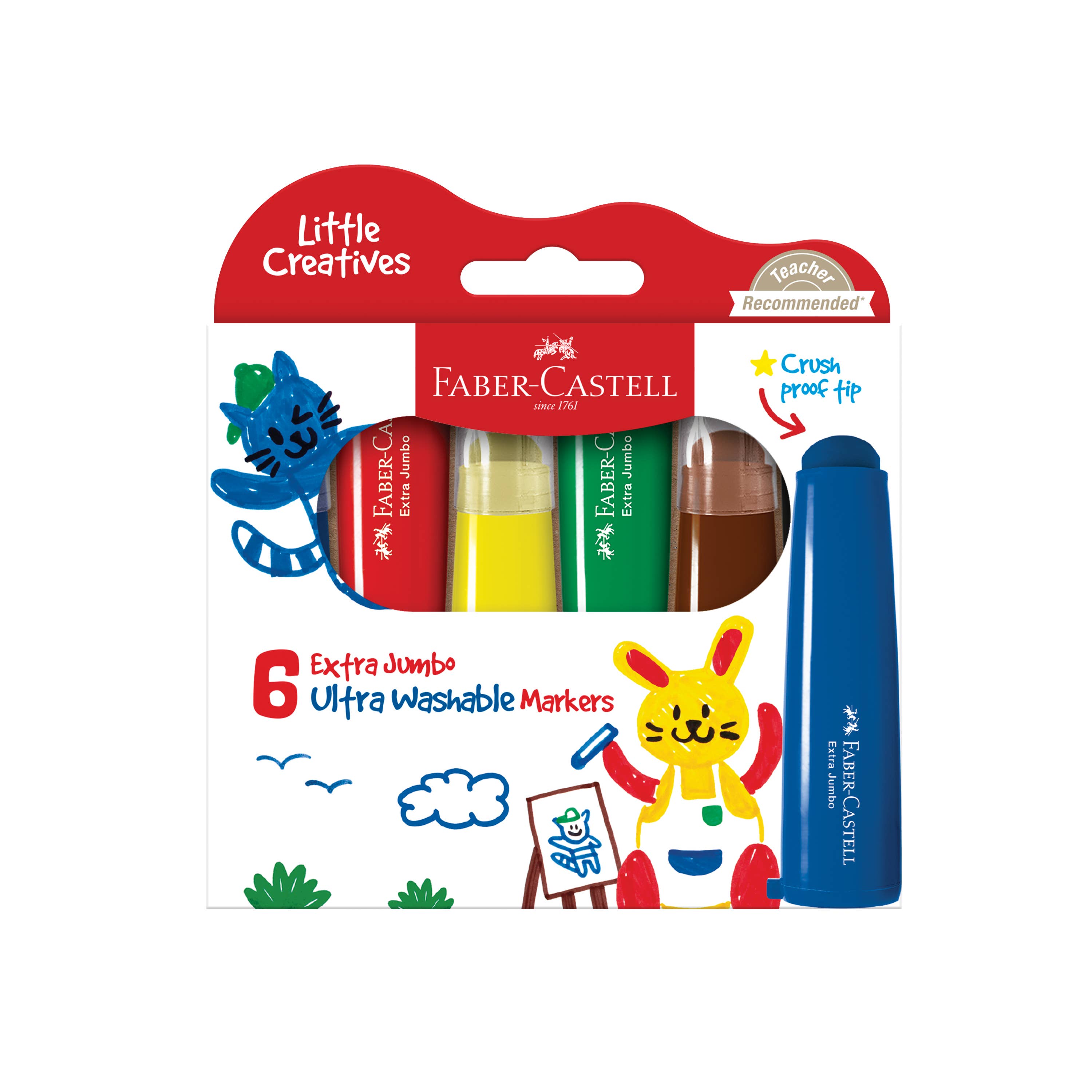 Faber-Castell / Creativity for Kids - Wholesale Markers - Kids & Baby - Little Creatives Ultra Washable Markers - Set of 121