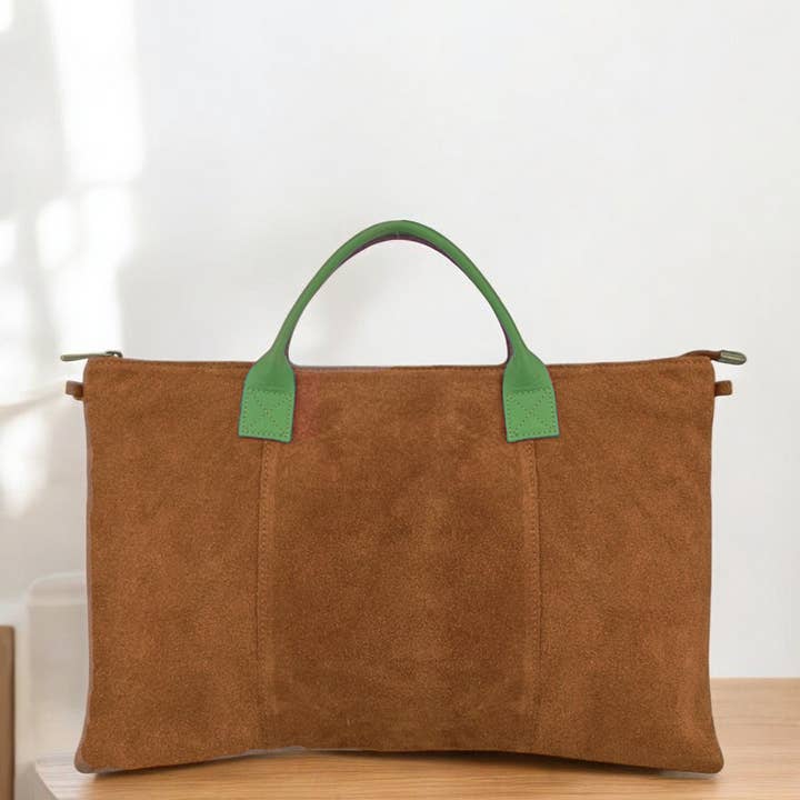 Suede Leather Bags Milano 220811 and other Purchase Wholesale bolsos y accesorios. Free Returns & Net 60 Terms on Faire trending on Faire.