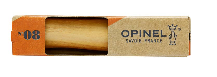 Opinel - Wholesale Pocket Knife/Holder - No.08 Stainless Premium Wood Folding Knives5