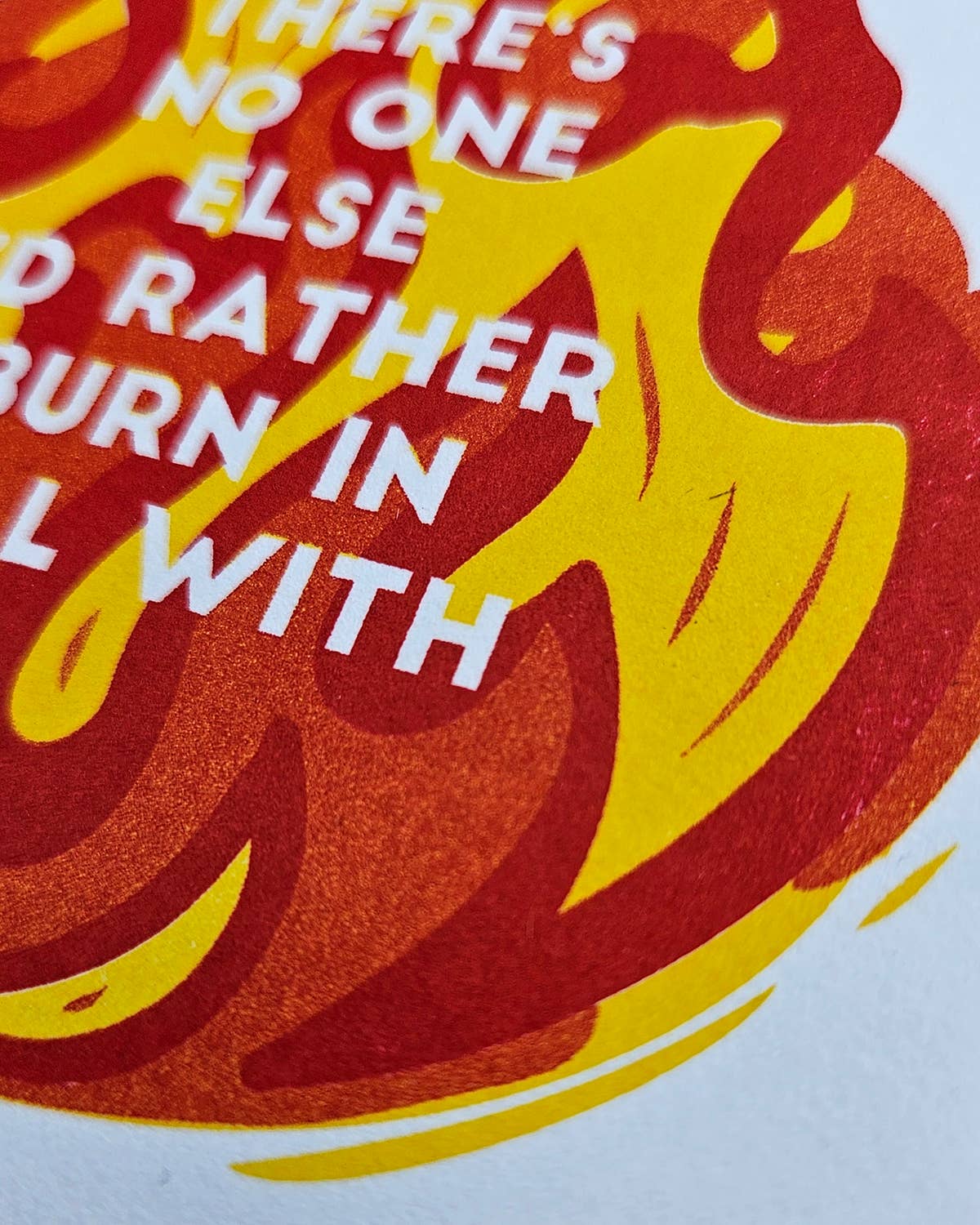 Studio Inktvis – Großhandel Freundschaftskarten – Es gibt niemanden, den ich lieber mit Riso Print in der Hölle verbrennen würde5