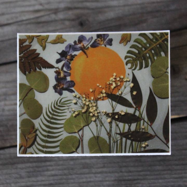 Orange Jungle Sticker for wholesale by ReLove By Love LLC