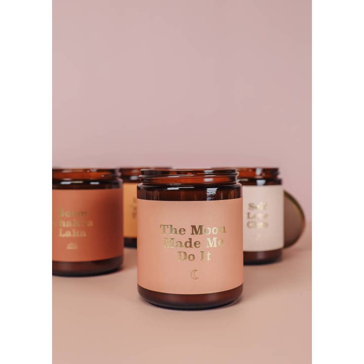 JaxKelly Candles - Wholesale Jar/Filled Candle - Mantra Candles - The Moon Made Me Do It