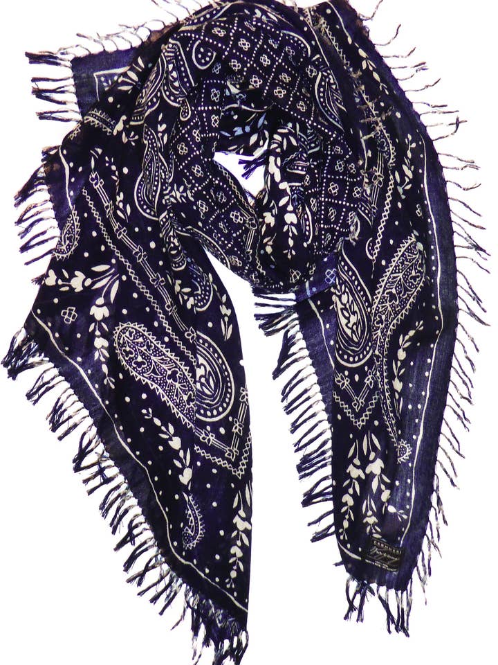 Bandana Oblong Wool for wholesale by Cashmere Wrappings