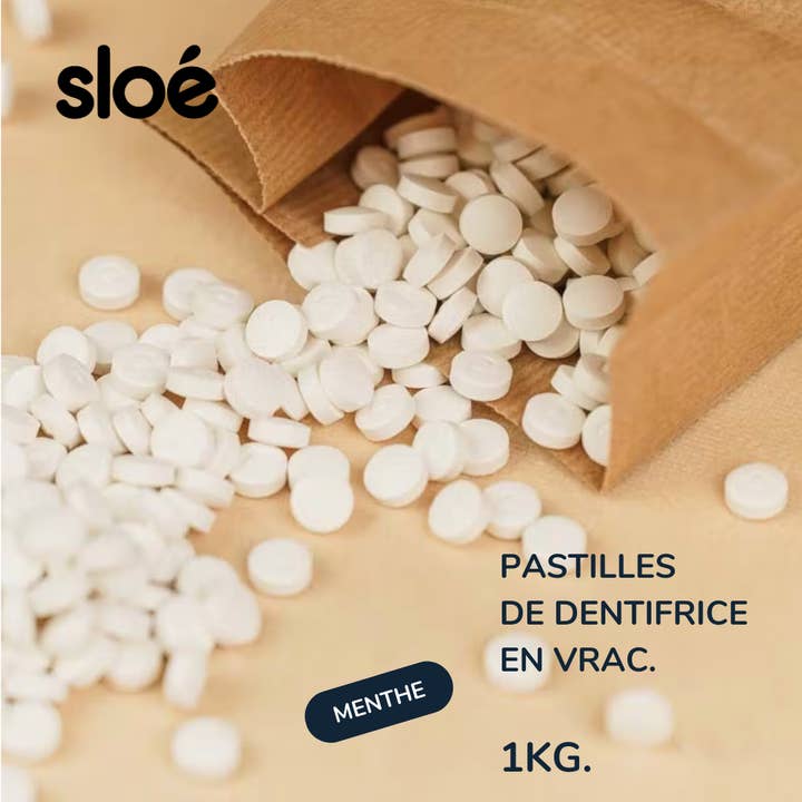 Sloé - Wholesale Toothpaste - Pastilles de dentifrice En Vrac2