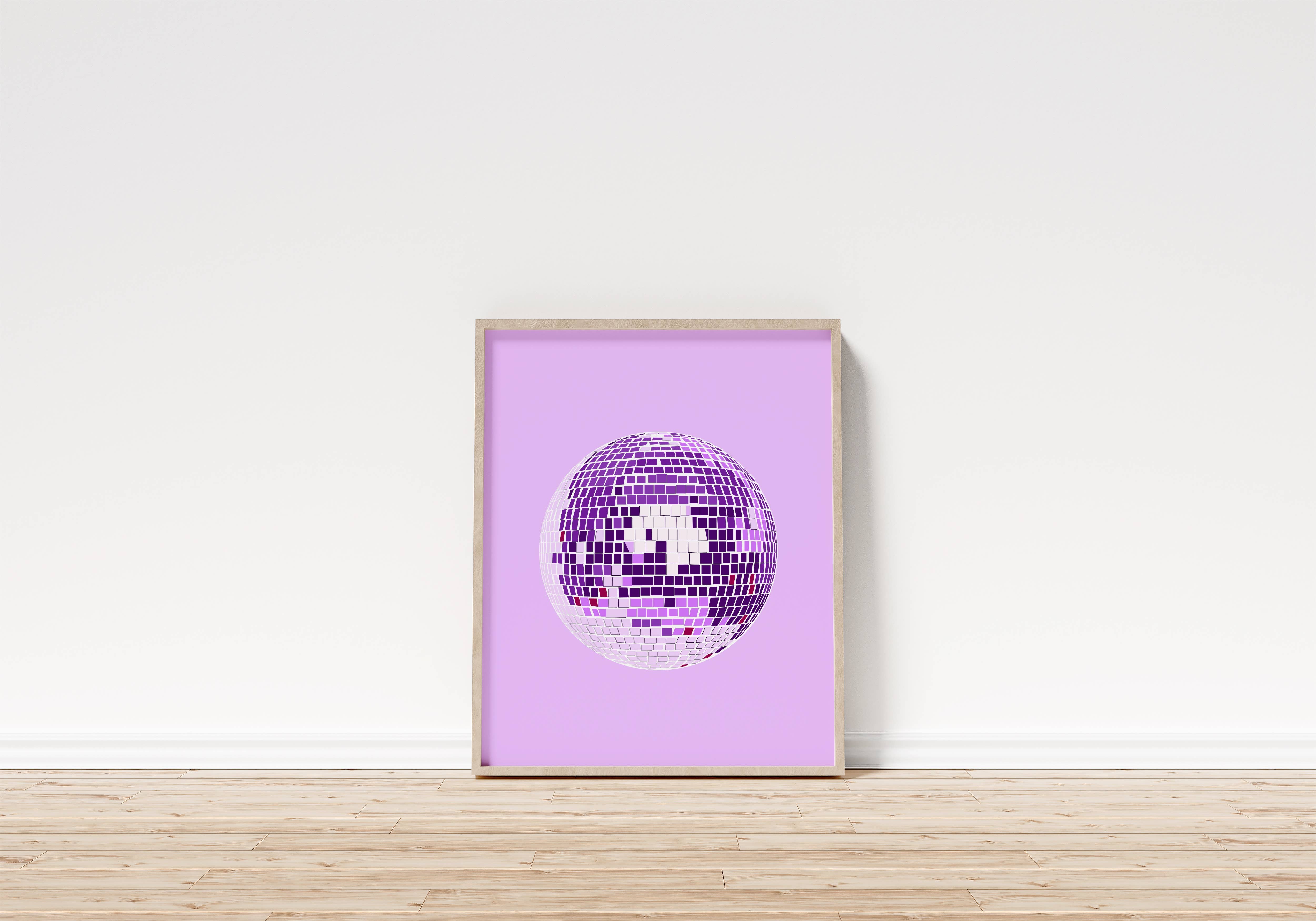 HoldThatPunch - Wholesale Art Print - Disco Ball Art Prints - 7 Color Options4